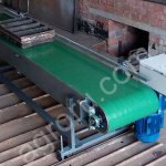 Ленточный транспортёр с механизмом распознавания хлебных форм.