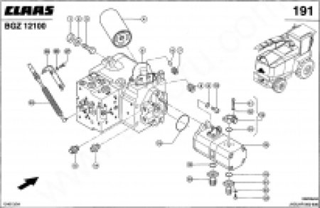 Гидромотор для кормоуборочного комбайна Ягуар - 068906.1