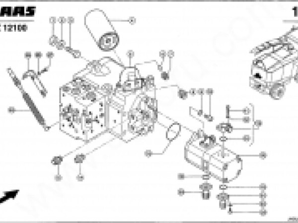 Гидромотор для кормоуборочного комбайна Ягуар - 068906.1