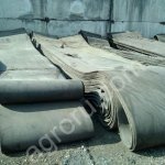 Резиновое покрытие на пол из ленты конвейерной б/у
