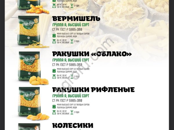макароны категория А
