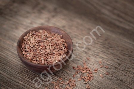 Лен коричневый от производителя.
