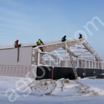 Свинарник из сэндвич-панелей