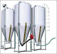 Бункер для хранения кормов из армированного стеклопластика