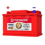 Аккумулятор АКБ-6СТ-75 (700А) п/п Totachi NIRO 278х175х190 Япония (обслуж), (арт.: 90375)