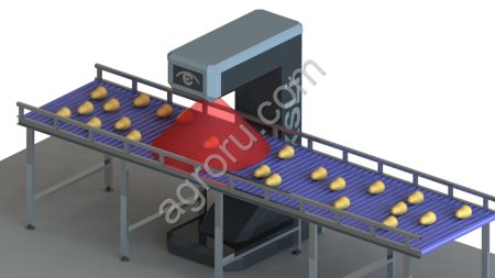 Оптический ИИ-анализатор потока картофеля EKSLi AgroScanner-1000