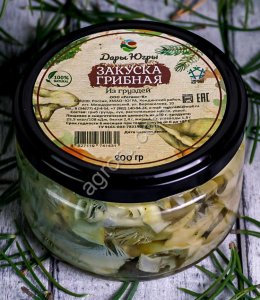 Закуска грибная из груздей (ДАРЫ-ЮГРЫ-ХМАО) 200гр