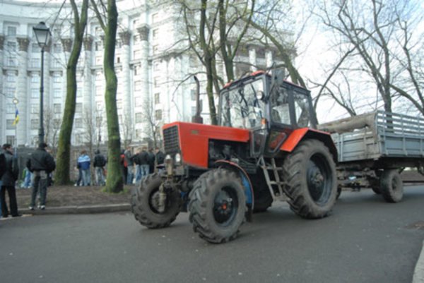 Протесты латвийских фермеров