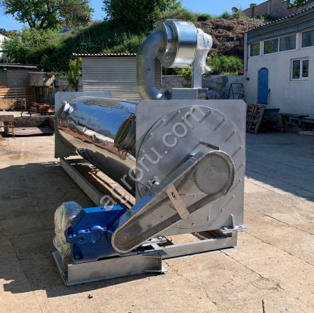 Сушильный барабан для рыбной и костной муки, жома