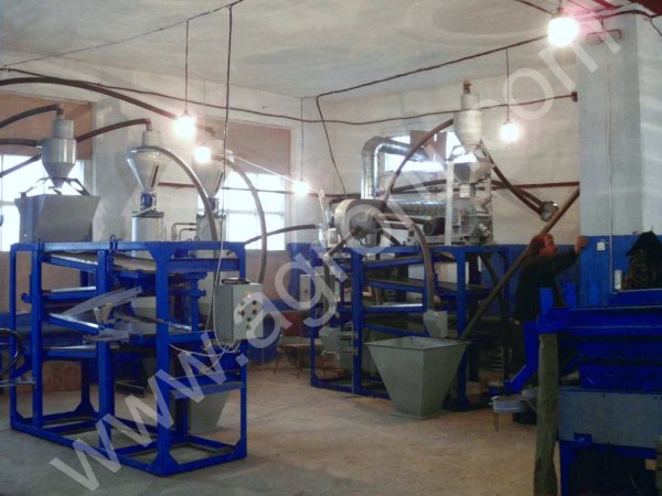 Оборудование по переработке зерна гречихи и проса