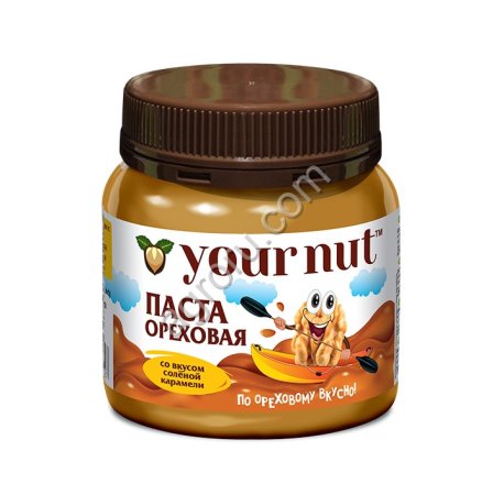 Паста ореховая со вкусом соленой карамели
