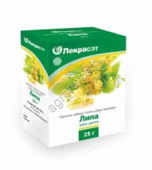Липа цветы  25гр, чай