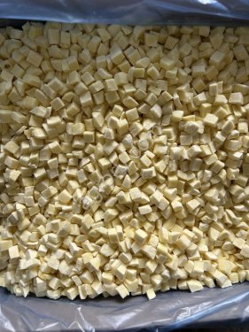 Картофель замороженный кубик 10 на 10