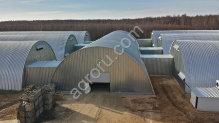 Строительство бескаркасных овощехранилищ