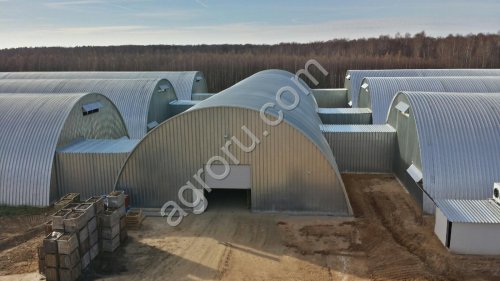 Строительство бескаркасных овощехранилищ