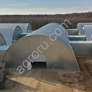 Строительство бескаркасных овощехранилищ
