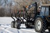 Полуприцеп ППЛ-9 лесовозный тракторный с манипулятором Р60С