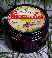 Конфитюр клюквенный из лесной клюквы / ДАРЫ-ЮГРЫ-ХМАО / 240 гр