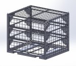 Контейнер для перевозки птицы 3 яруса