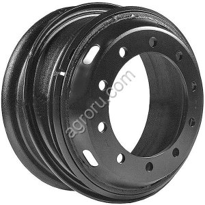 Диск колесный 8.5*20 ET163 10*335 D281 10мм Accuride (KRONPRINZ) (6520-3101012-10) черный без вент., (арт.: RZB35647OE)