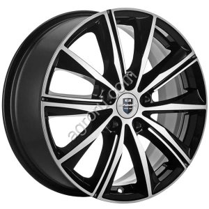 ДЛ 5*110 16*7 D67.1 ET38 К&К Арнар Алмаз черный, (арт.: 76049)