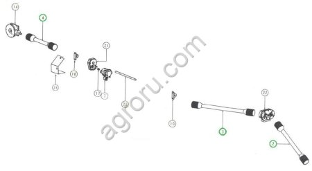 Карданный вал W3.B7K3.146 для AVR 220