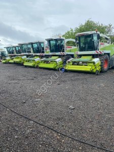 Уборка сенажа и силоса комбайнами Claas Jaguar 850