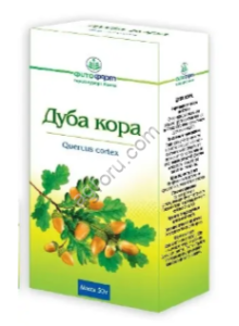 Дуба кора, картонная коробка  чай