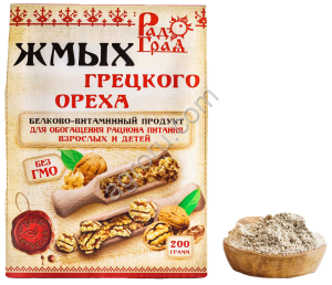 Жмых грецкого ореха 200гр