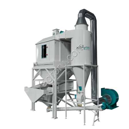 Блоки охлаждения гранул комбикорма