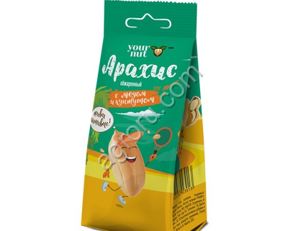 Арахис с медом и кунжутом