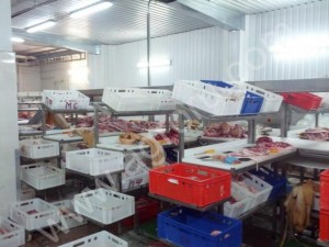 Линия обвалки КРС и свиней. Цех обвалки мяса