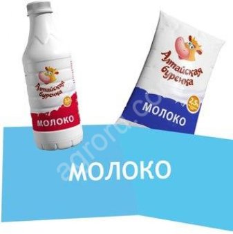 Молоко 2,5% 3,2% 6%