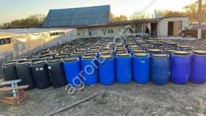 Бочка пластиковая 227л., б/у, оптом, с остатками мыла, Волгоград