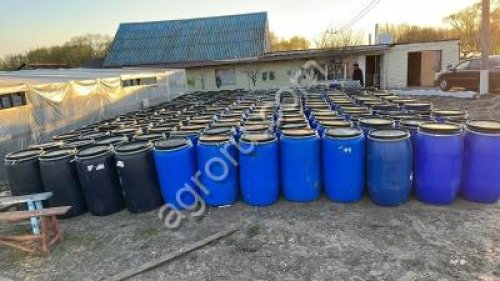 Бочка пластиковая 227л., б/у, оптом, с остатками мыла, Волгоград