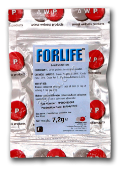 Форлайф. Высококонцентрированное высушенное молозиво для телят в капсулах