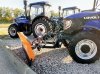 Отвал для снега навесной на погрузчик кун и трактор МТЗ 82 1221