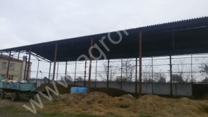 2 каркаса ангара быстровозводимого