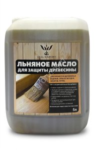 Льняное масло холодного отжима, нерафинированное, техническое