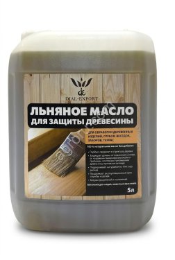 Льняное масло холодного отжима, нерафинированное, техническое