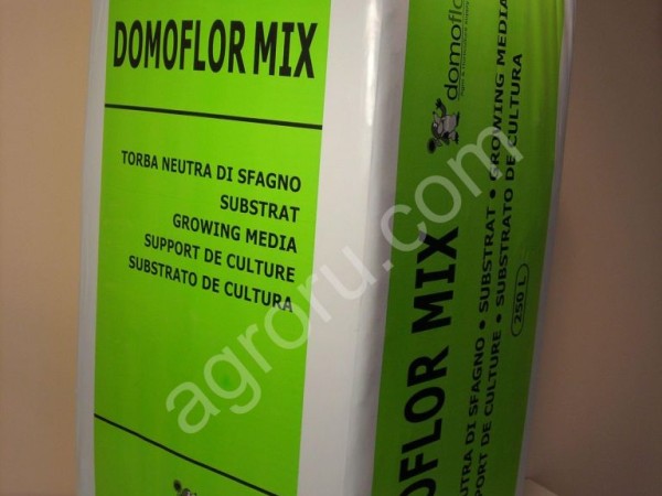 Торфяной субстрат Domoflor Mix22, мешки 250 литров, фракция 0-20 мм