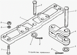 Брус МТ4.35.101 для трактора ТТ-4М