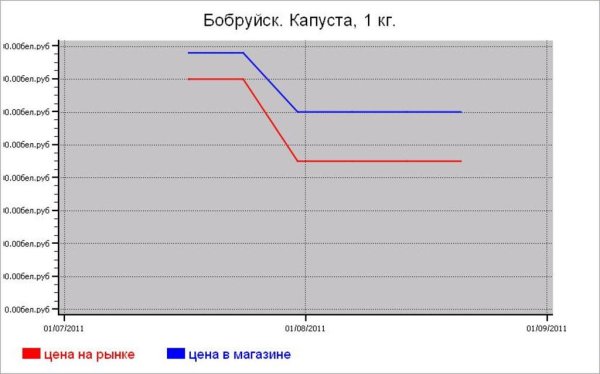 Овощные цены Бобруйска