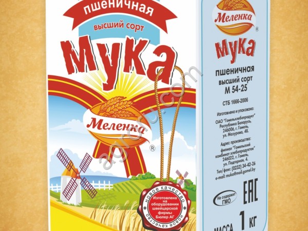 Мука пшеничная В/с М 54-25