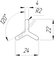 Перекладина (Вешало) для колбасных рам