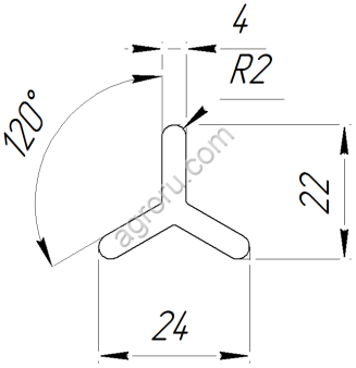 Перекладина (Вешало) для колбасных рам
