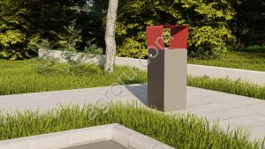 Городская модульная урна ДЕЛЬТА, модульная мебель NEOMAF