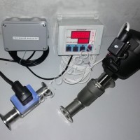 Дозатор жидкости проточный пищевой в исполнении Tri-Clamp (хомут)
