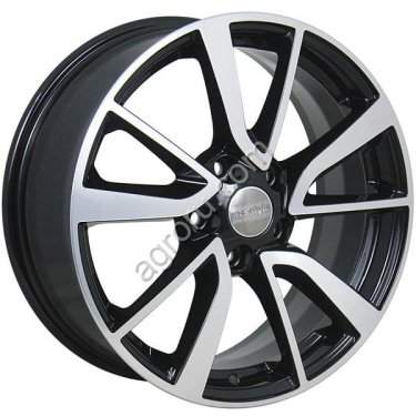 ДЛ 5*112 17*7 D57.1 ET54 К&К Volkswagen Jetta КС699 Алмаз черный, (арт.: 68034)