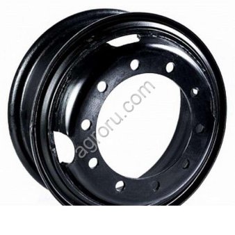 Диск колесный 7.0*20 ET155 10*335 D281 ЧКПЗ Грузовой автомобиль черный КД  Камаз, (арт.: 167.3501.3101012)